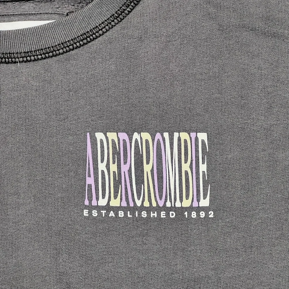 Abercrombie & Fitch Kids Grey Crewneck Sweatshirt Size 13/14